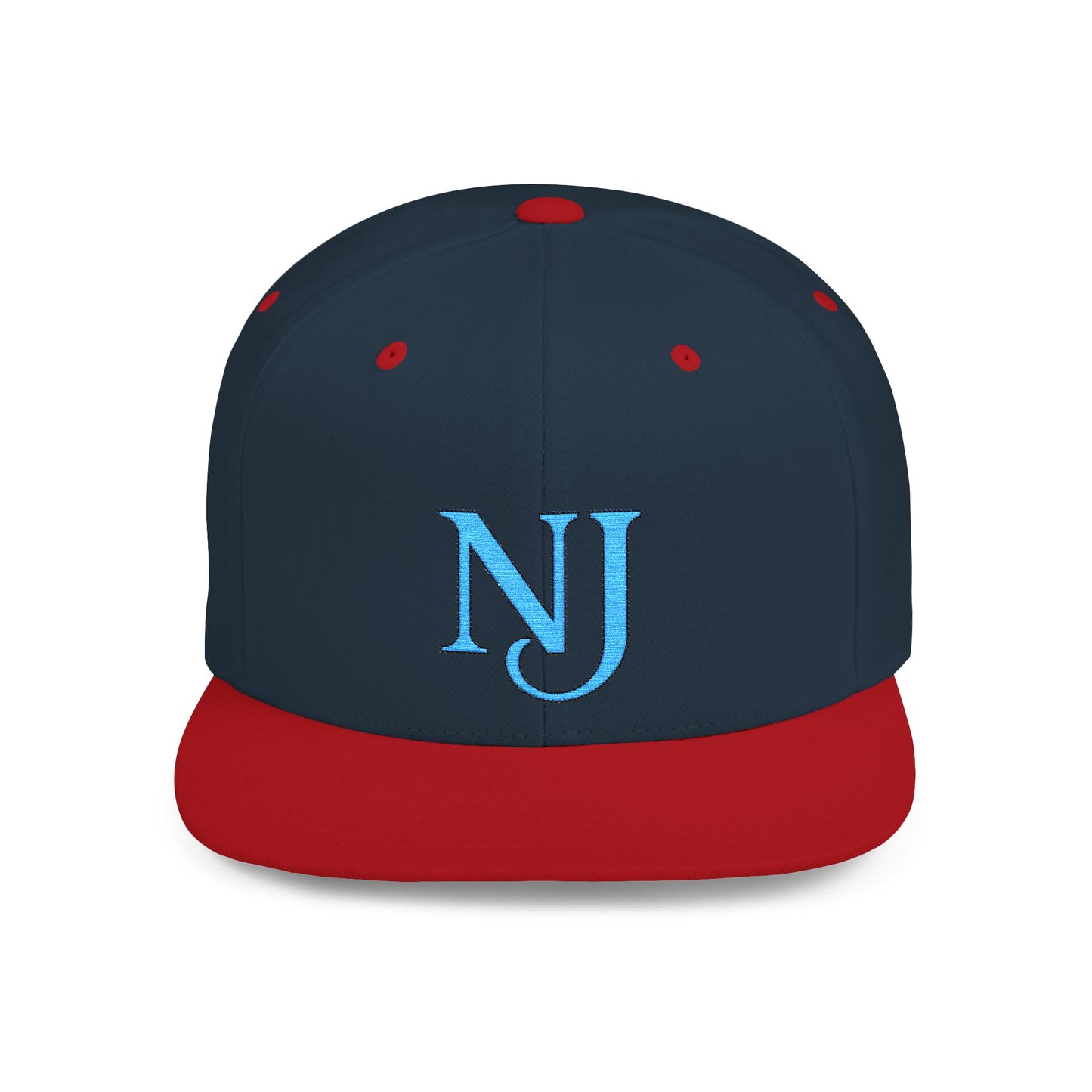 NJ Embroidered Snapback Hat
