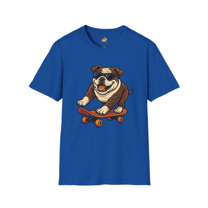 Skateboard Bulldog T-Shirt