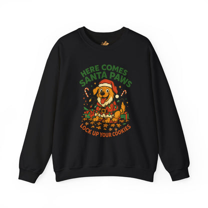 Here Comes Santa Paws Holiday Crewneck