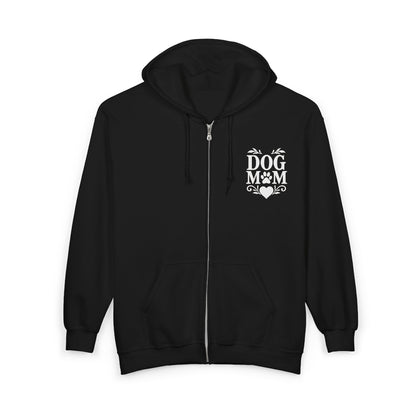 Dog Mom Full Zip Hoodie