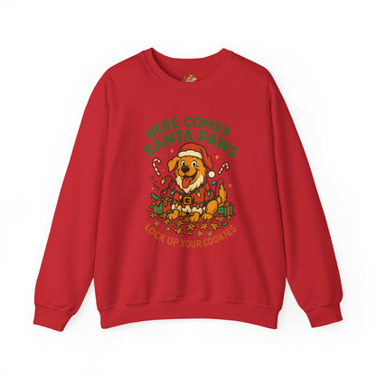 Here Comes Santa Paws Holiday Crewneck