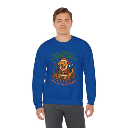 Here Comes Santa Paws Holiday Crewneck