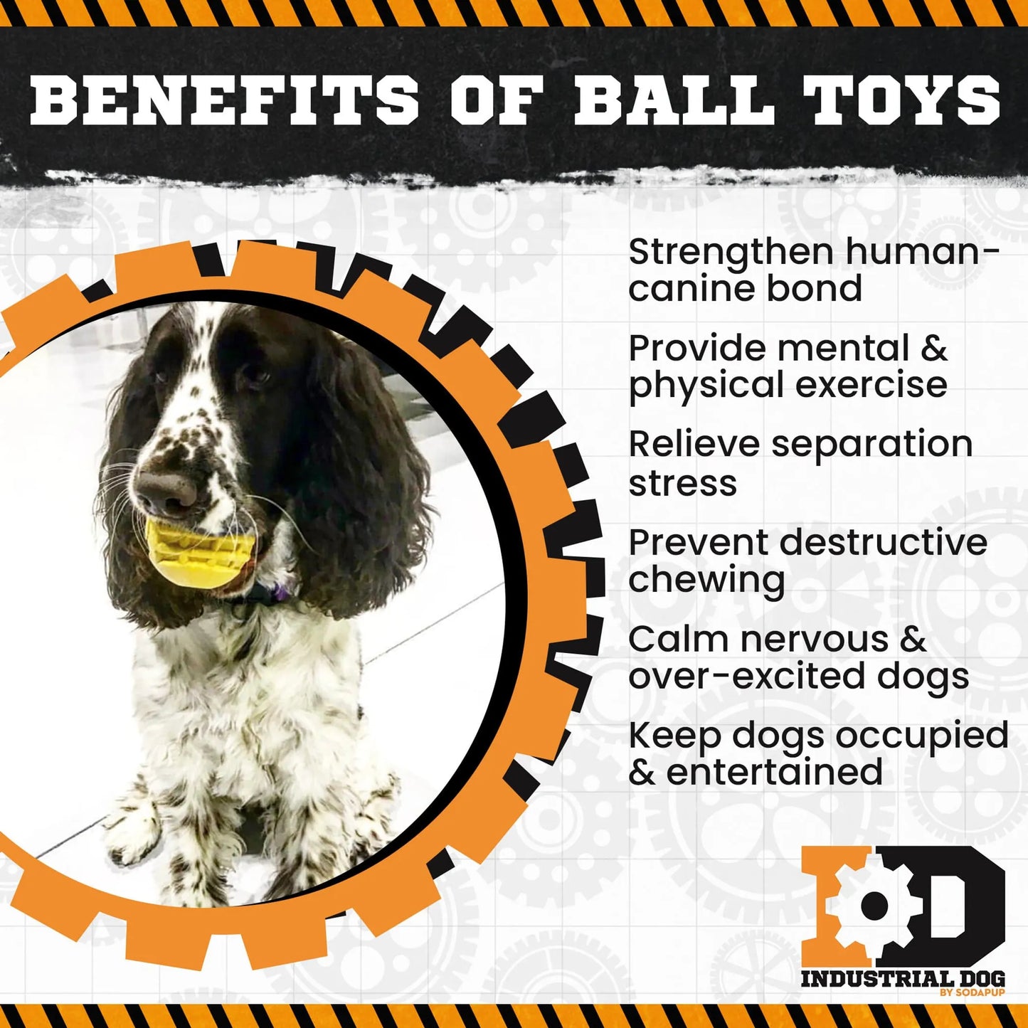 Durable Rubber Chew Ball