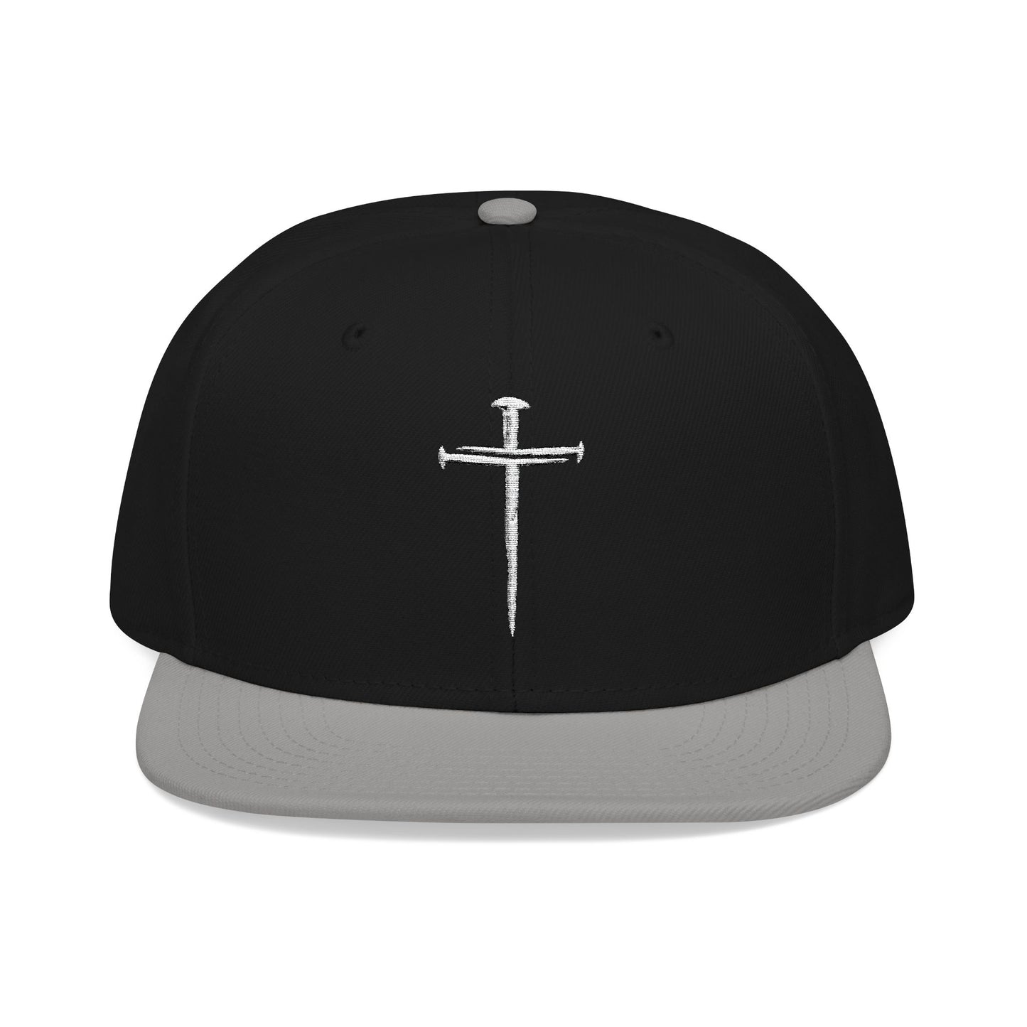 Nail Cross Snapback Hat