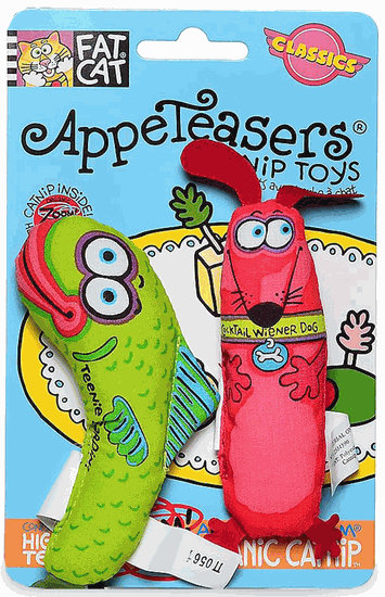 FAT CAT Classic Appeteasers Catnip Toy Multi-Color 1ea-One Size - 2 Pack