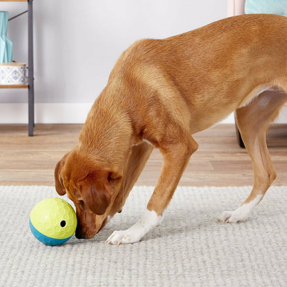 Nina Ottosson Treat Tumble Dog Toy Blue; Yellow Small