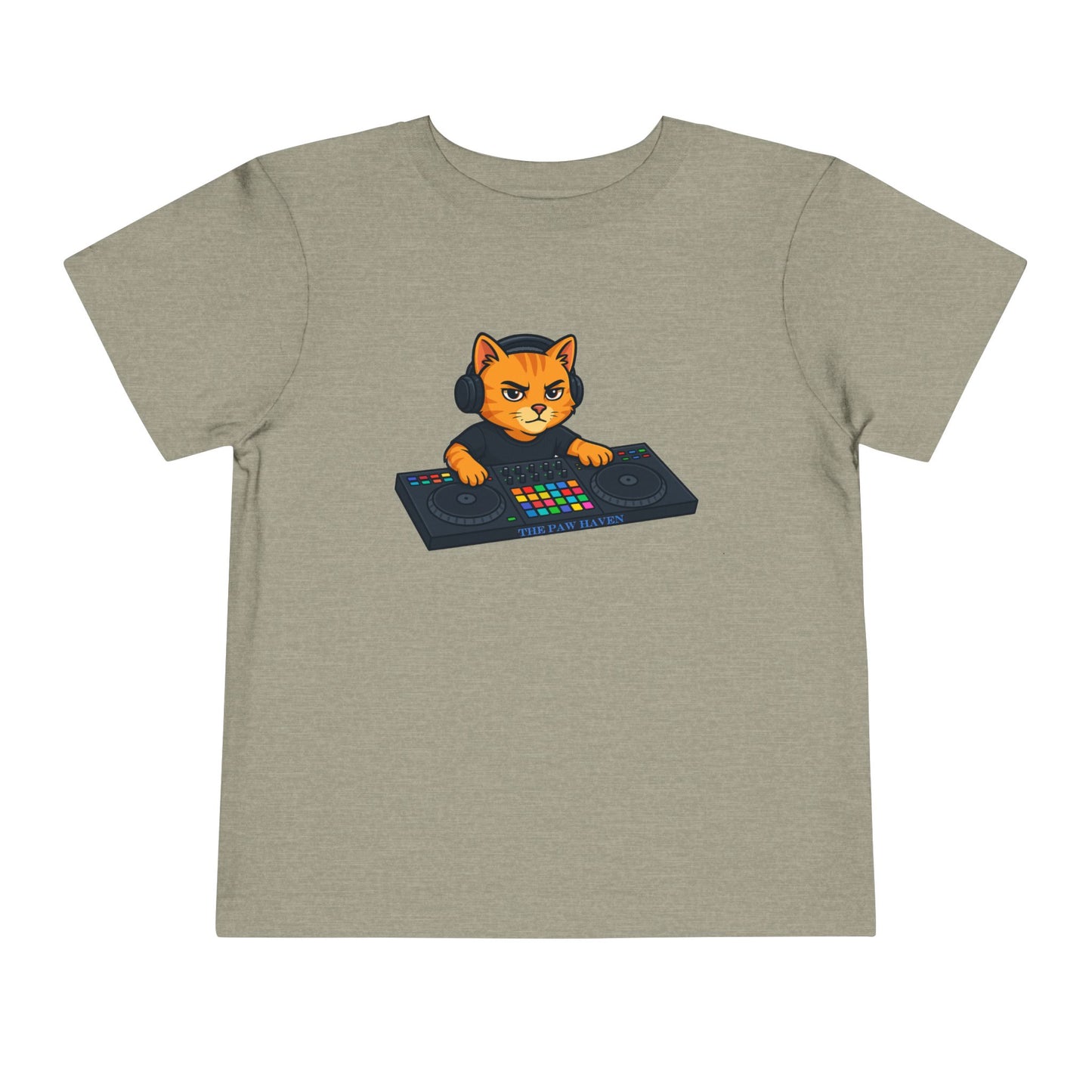 DJ Cat Toddler Tee