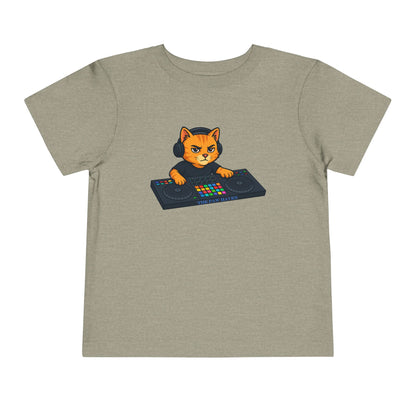 DJ Cat Toddler Tee