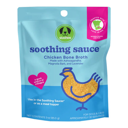 Stashios Soothing Sauce Bulk Calming Chicken 3oz. 3 packs