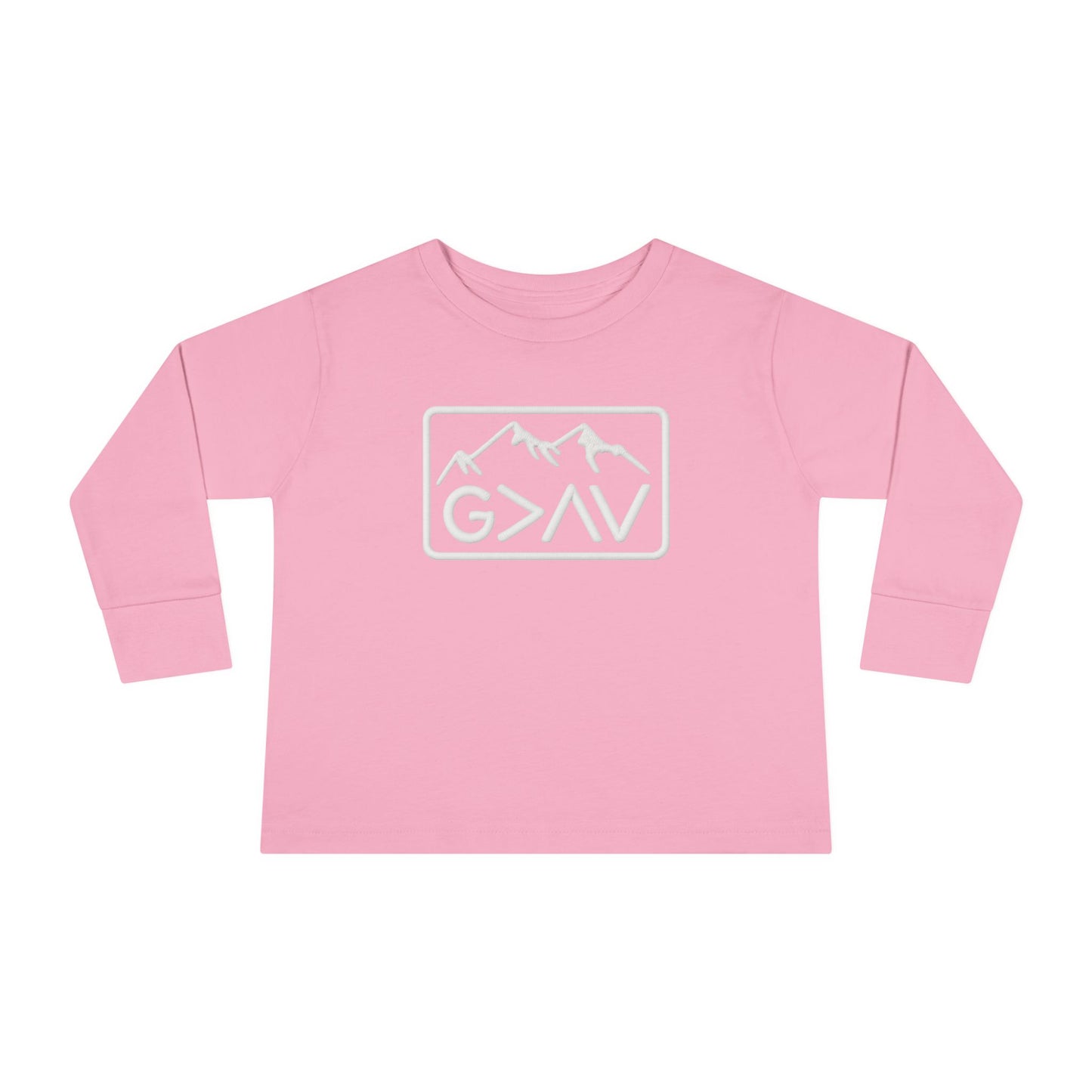 God > Highs & Lows Toddler Long Sleeve Tee
