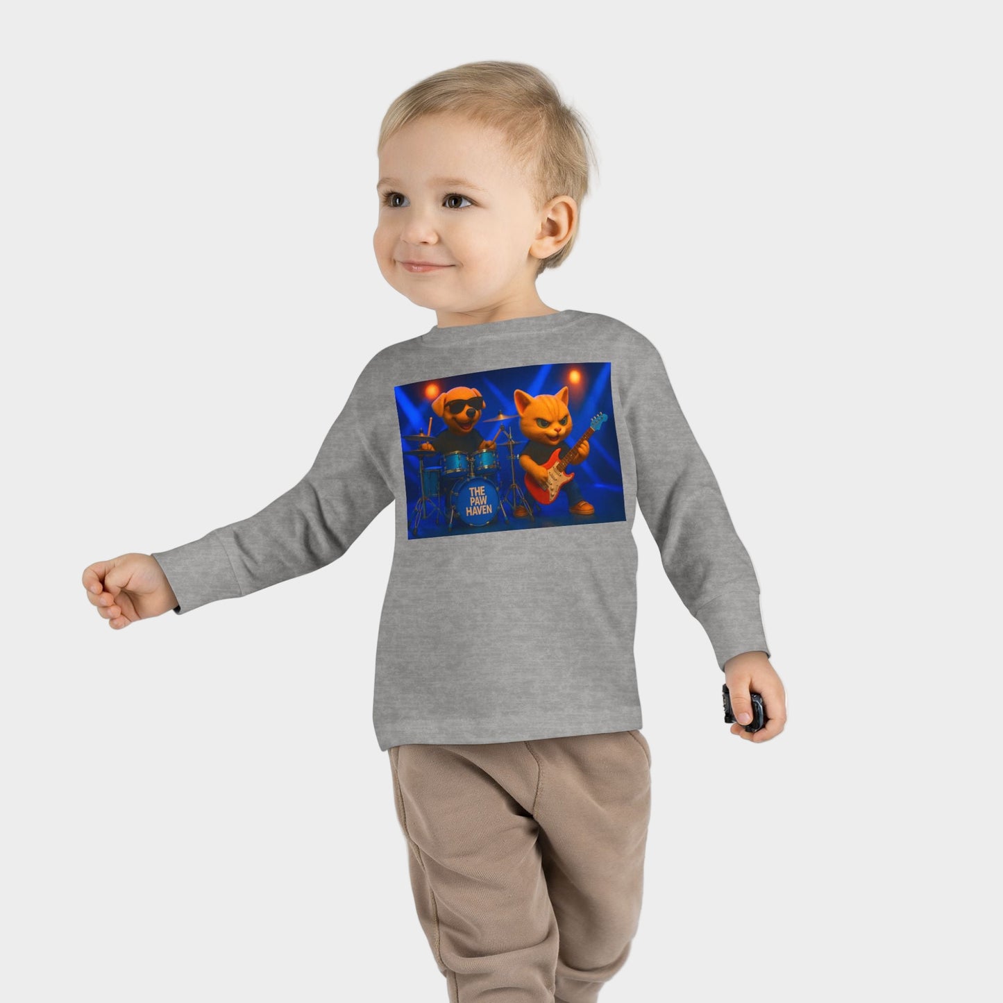 Toddler Long Sleeve Music Band Tee
