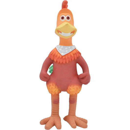 Multipet Chicken Run Rocky Latex Dog Toy 10"