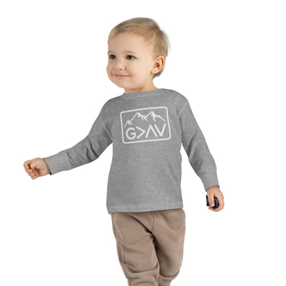God > Highs & Lows Toddler Long Sleeve Tee