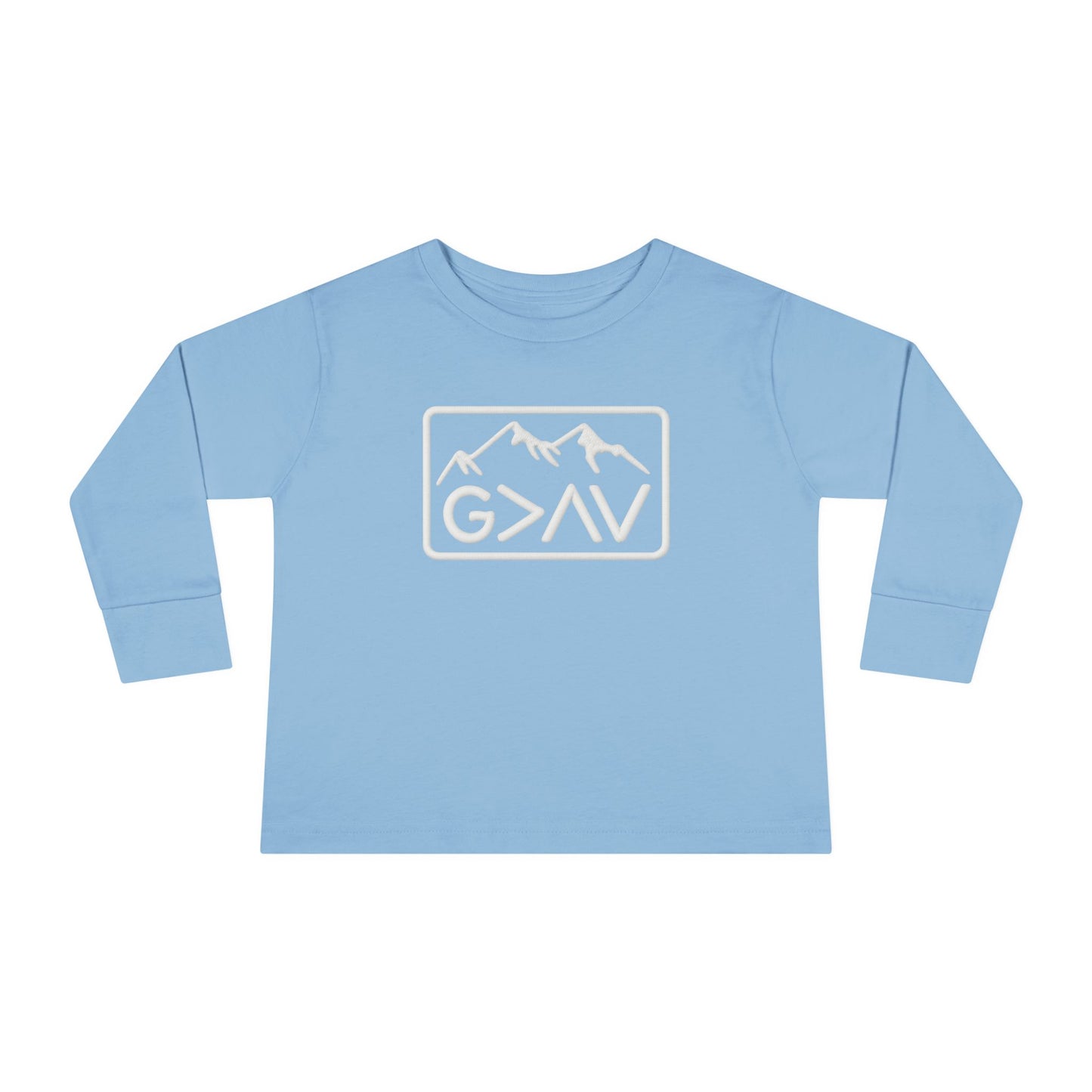 God > Highs & Lows Toddler Long Sleeve Tee