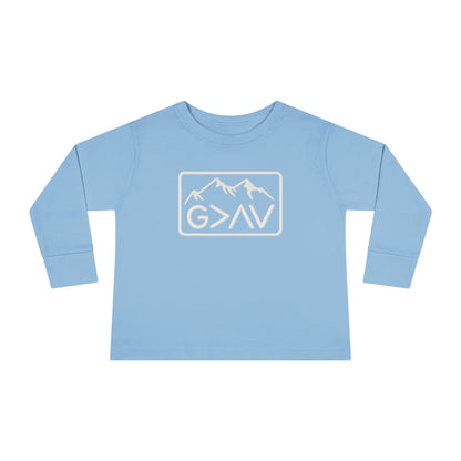 God > Highs & Lows Toddler Long Sleeve Tee