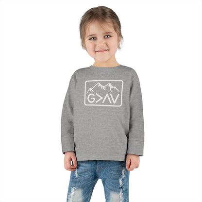 God > Highs & Lows Toddler Long Sleeve Tee