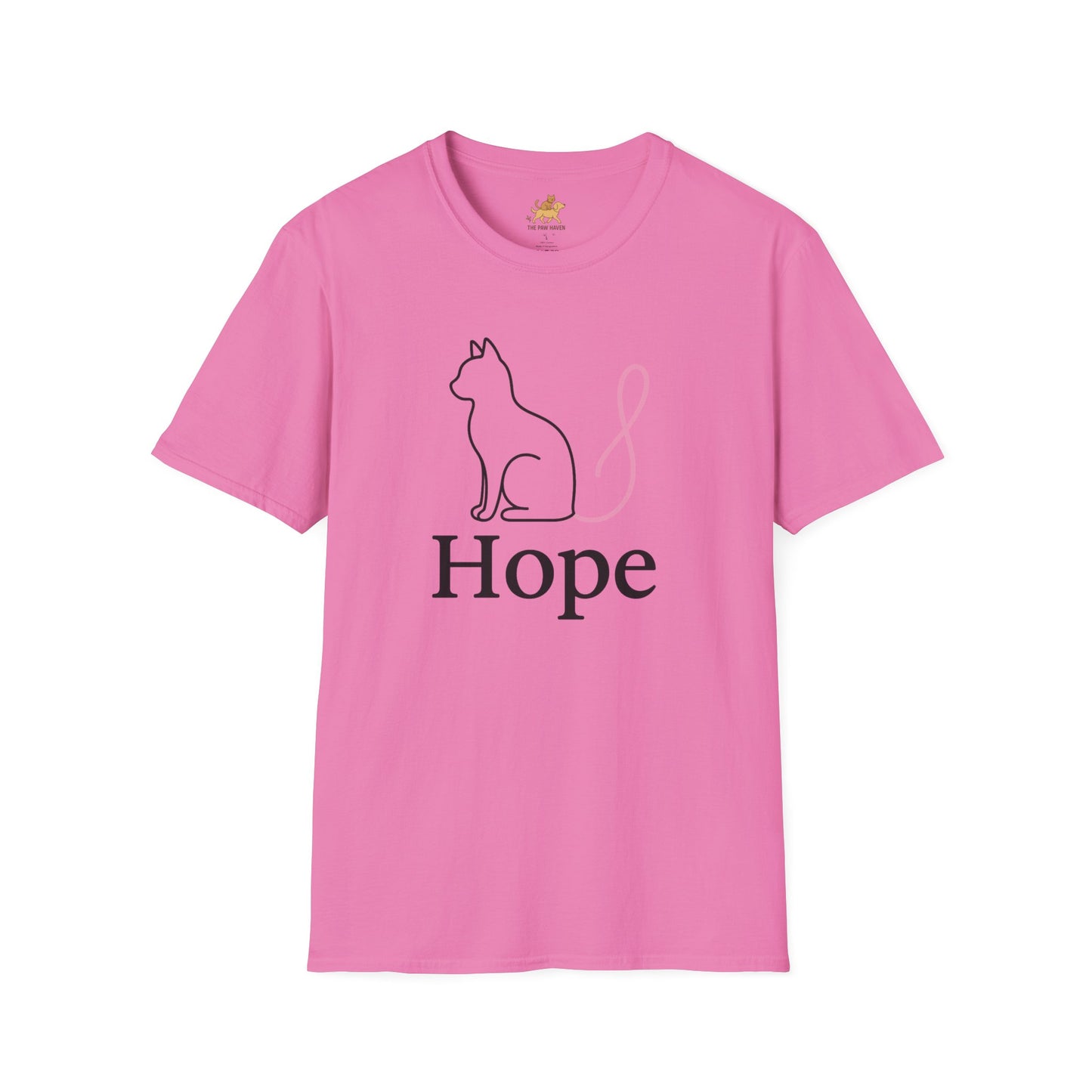 Hope Cat Breast Cancer awareness  T-Shirt