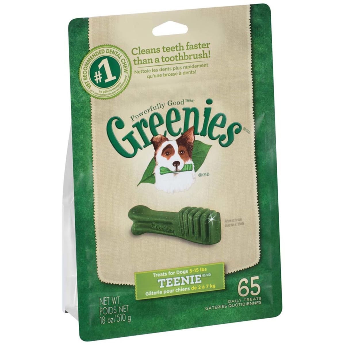 Greenies Dog Dental Treats Teenie Original 1ea/18 oz, 65 ct