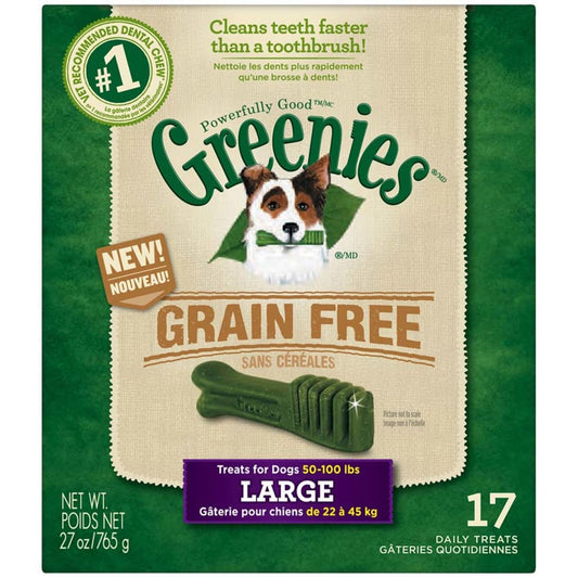 Greenies Grain Free Dog Dental Treats Large Original 1ea/27 oz, 17 ct