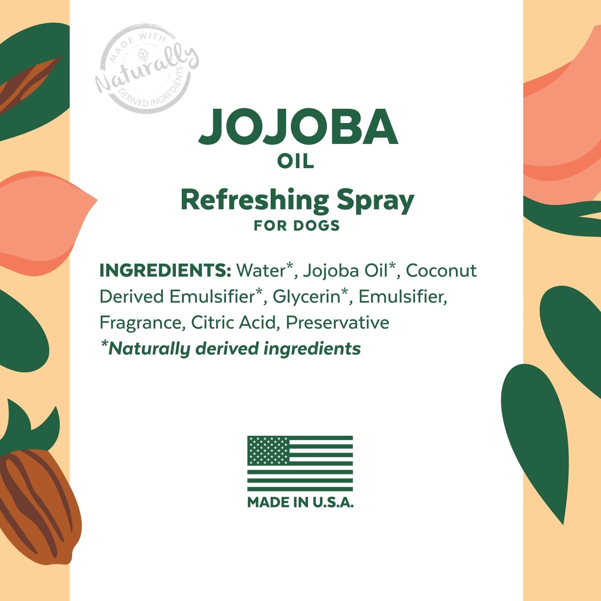 Tropiclean Dog Essentials Deodorizing Spray Jojoba 16oz. Default Title