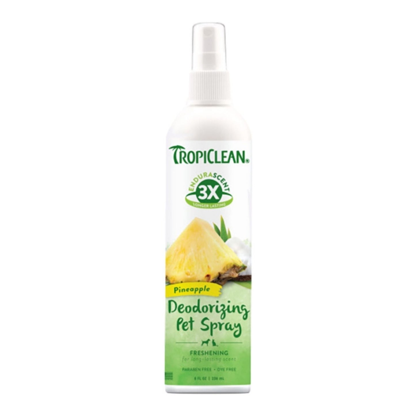Tropiclean Dog Endurascent Deodorizing Spray Pineapple 8oz.