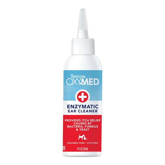 Tropiclean Oxymed Dog & Cat Enzymatic Ear Cleaner 4oz.