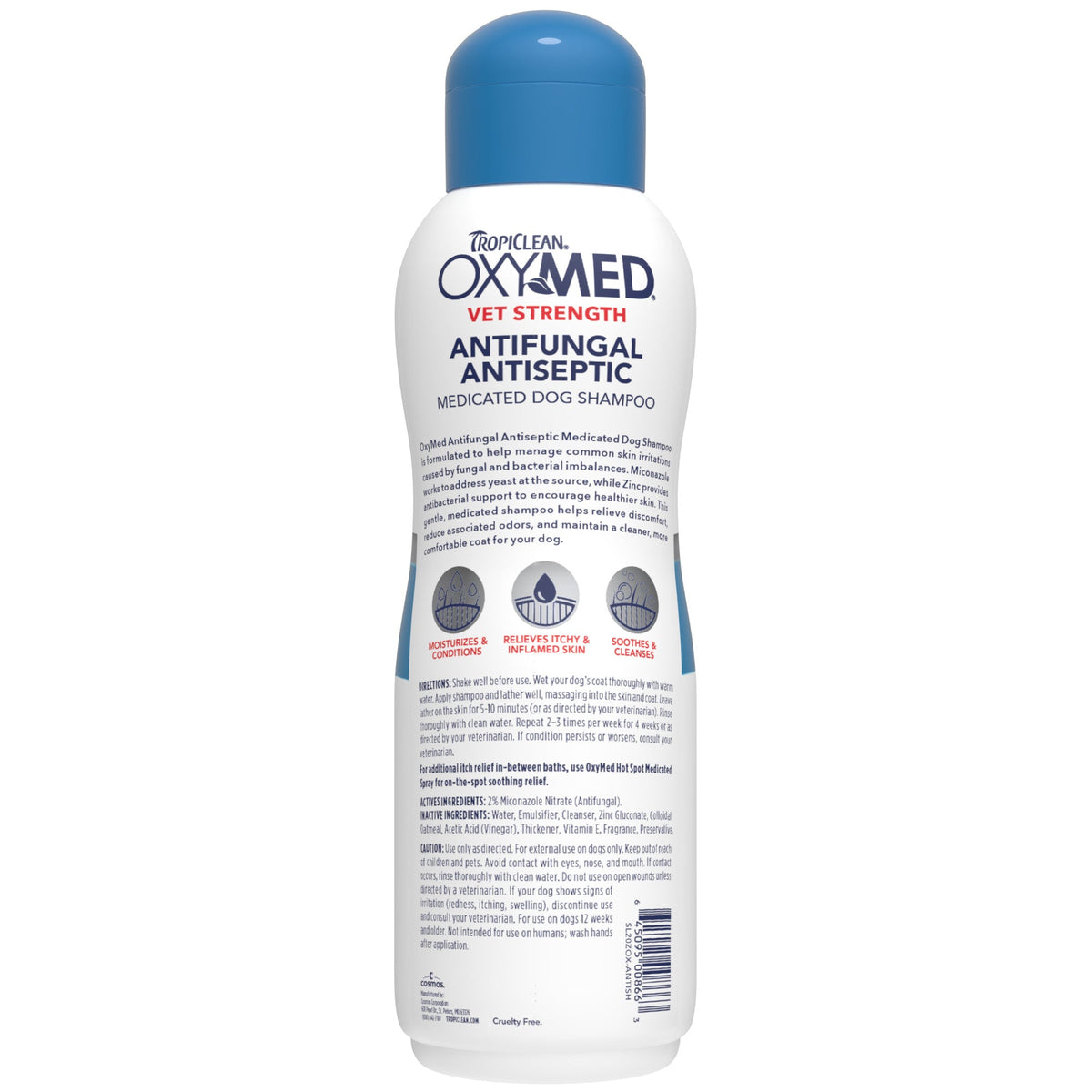 Tropiclean Dog Oxymed Antifungal & Antiseptic Shampoo 20oz.