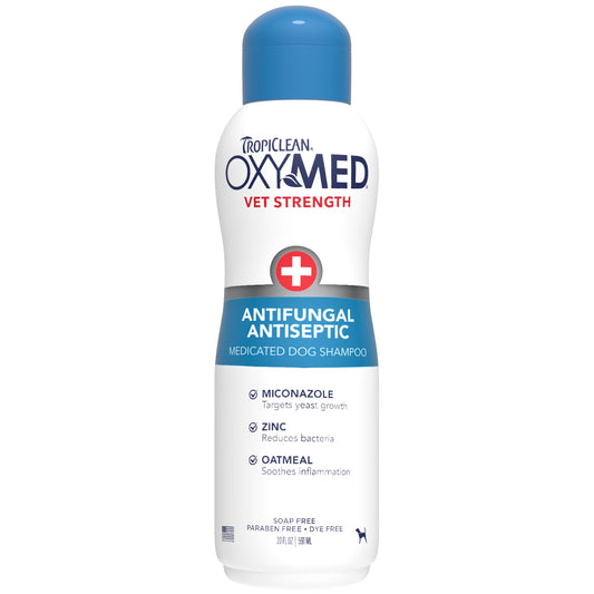 Tropiclean Dog Oxymed Antifungal & Antiseptic Shampoo 20oz.