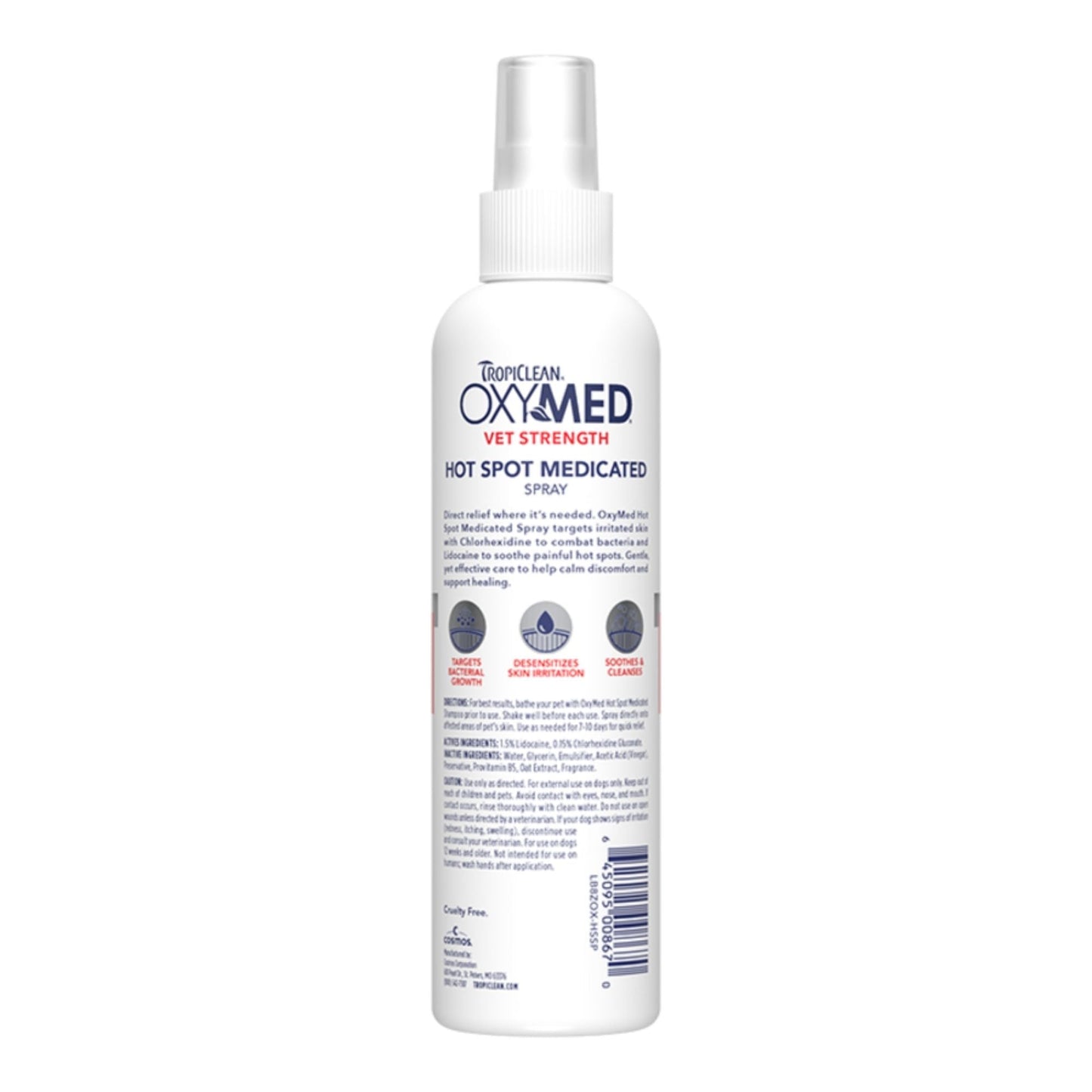 Tropiclean Oxymed Dog Hot Spot Spray 8oz.
