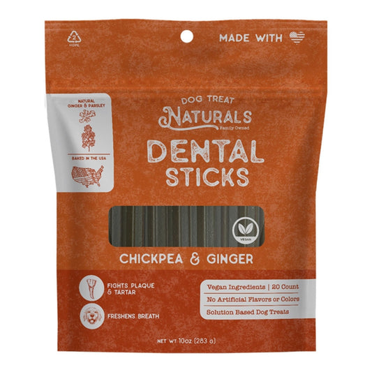 Dog Treat Naturals Dog Dental Sticks Ginger