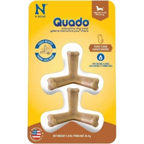 Nbone Dog Quado Usa Peanut Butter Mini 2Pk