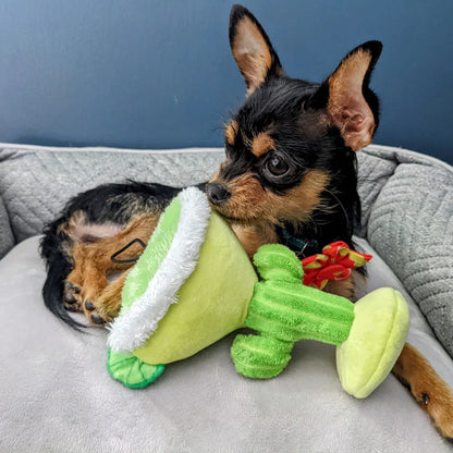 H&K Power Plush Dog Margarita Loco Small Squeak Crinkle