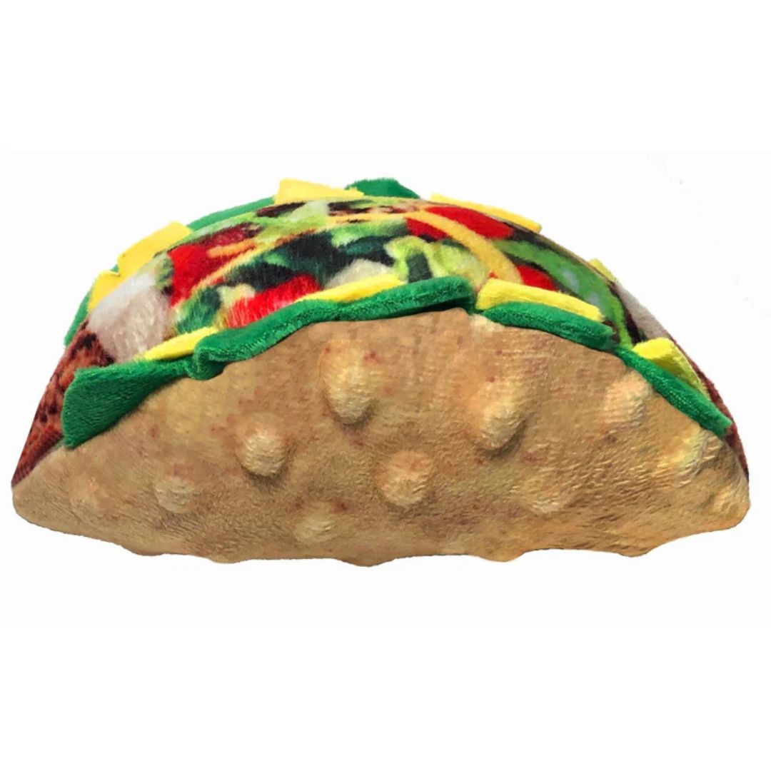 H&K Power Plush Dog Taco Tuesday Large Squeak Crinkle