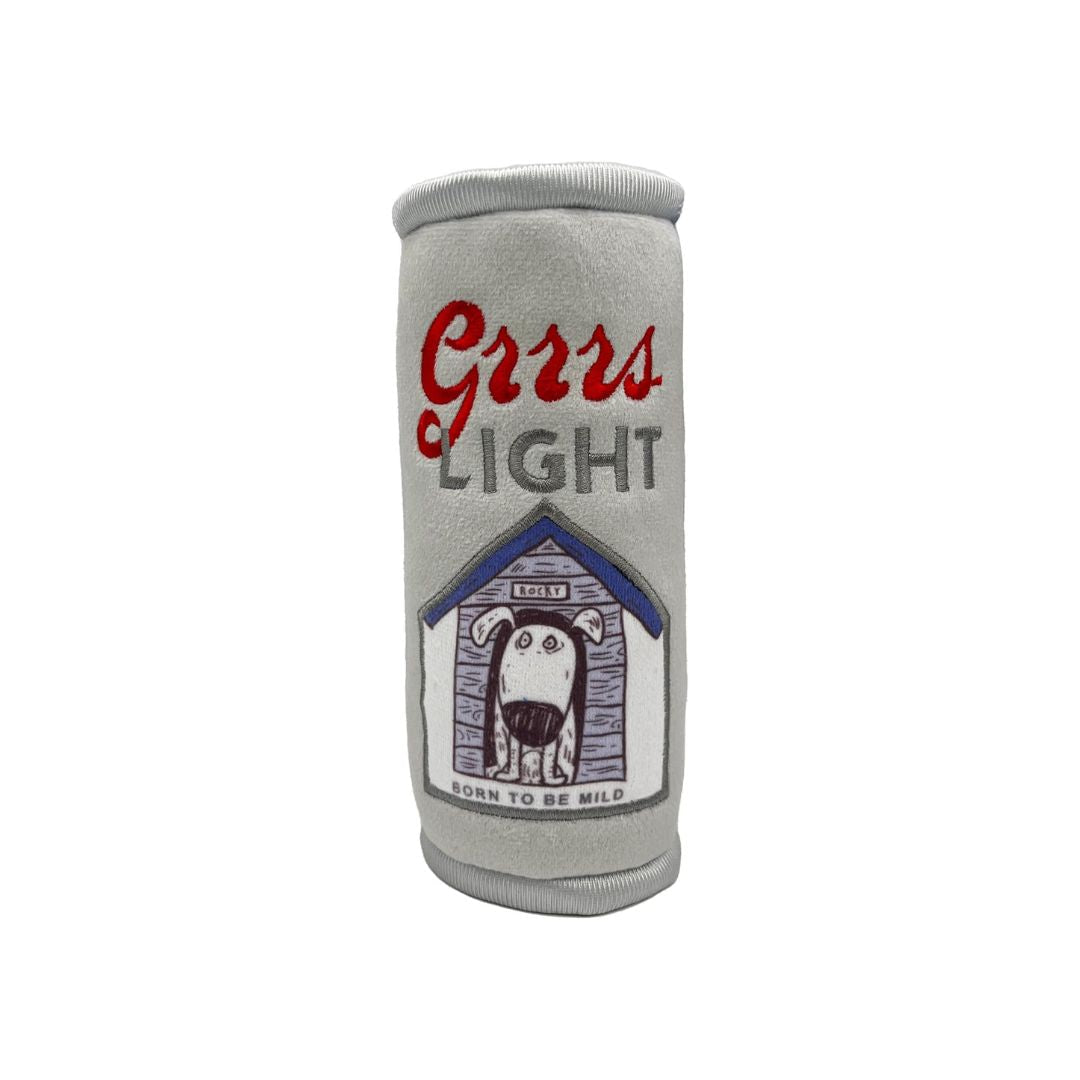 H&K Power Plush Dog Grrrs Light Small Squeak Crinkle