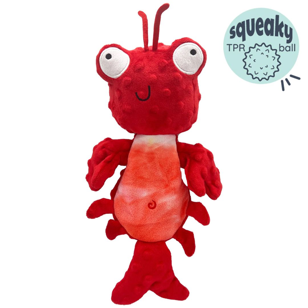 H&K Slappies D Claude Lobster Large Plush Squeak Crinkle