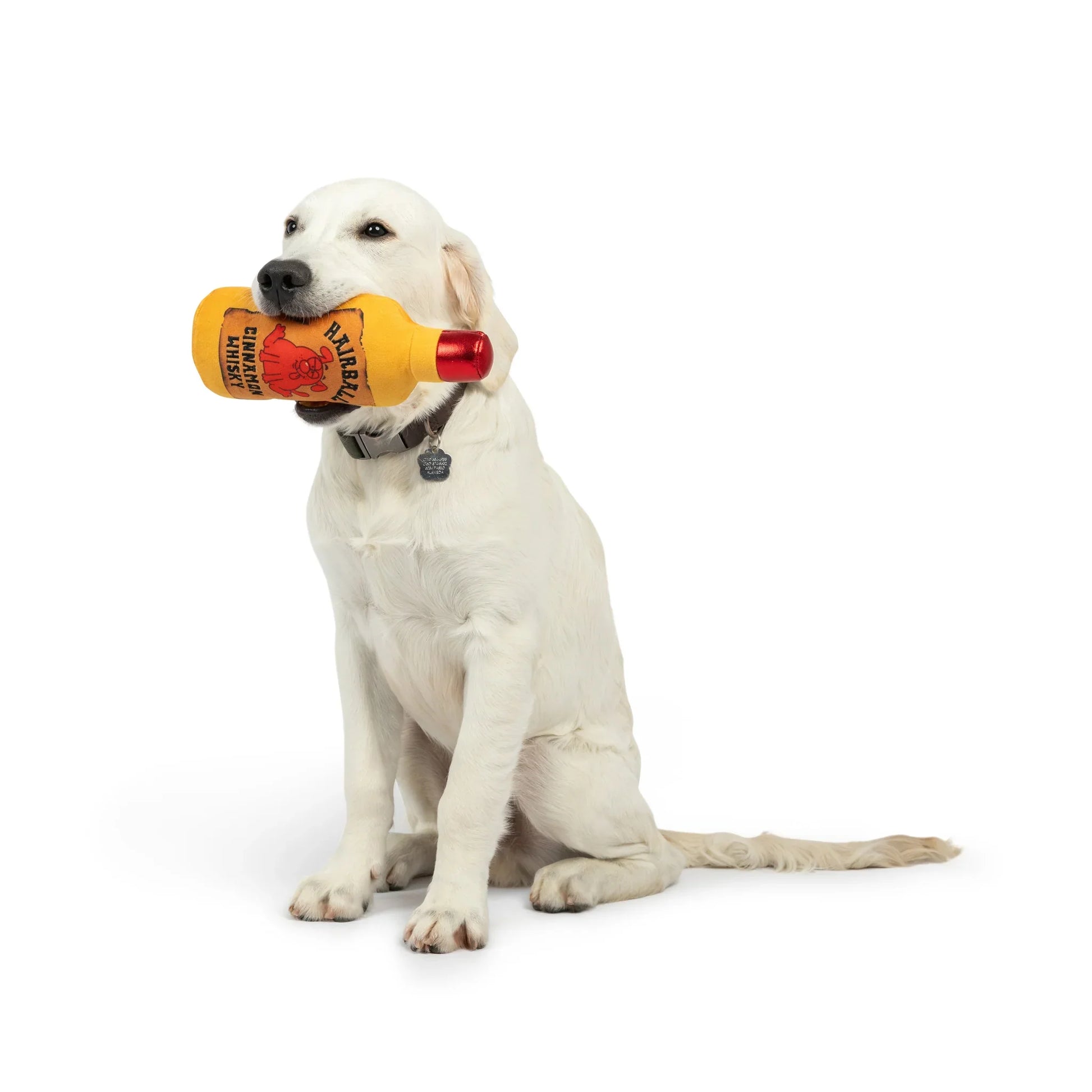H&K Power Plush Dog Hrbl Cinnamon Whisky Small Squeak Crinkle