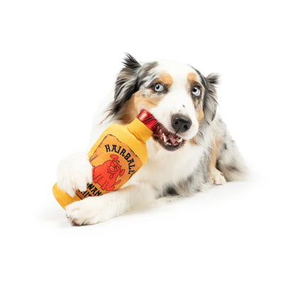 H&K Power Plush Dog Hrbl Cinnamon Whisky Large Squeak Crinkle