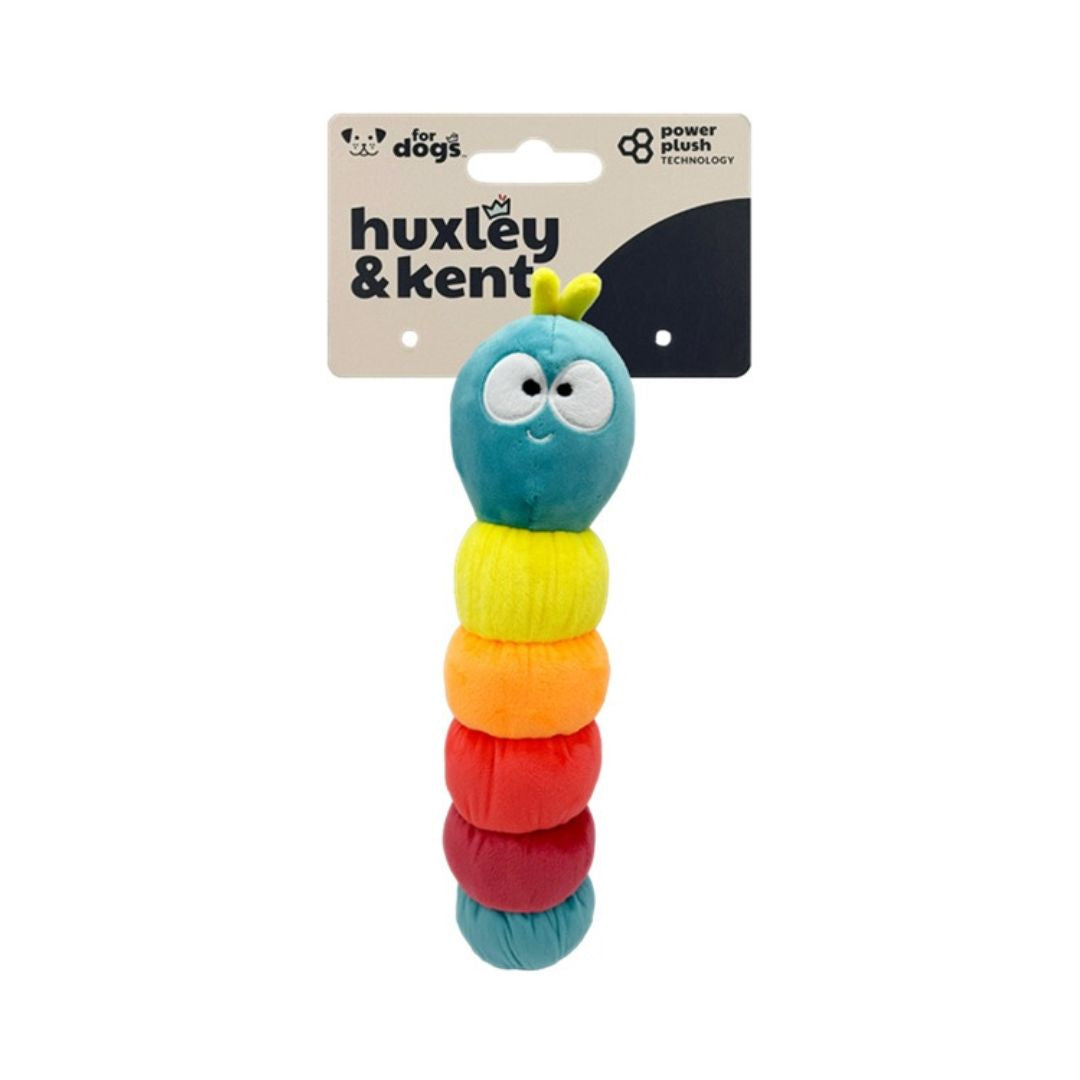 H&K Fetchies D Caterpillar Large Plush Squeak Crinkle