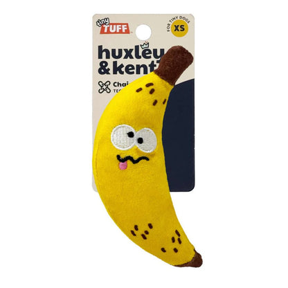 H&K Tiny Tuff D Banana Bruiser Plush Squeak Crinkle