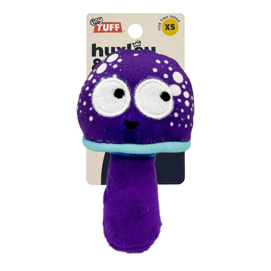 H&K Tiny Tuff D Mellow Mushroom Plush Squeak Crinkle