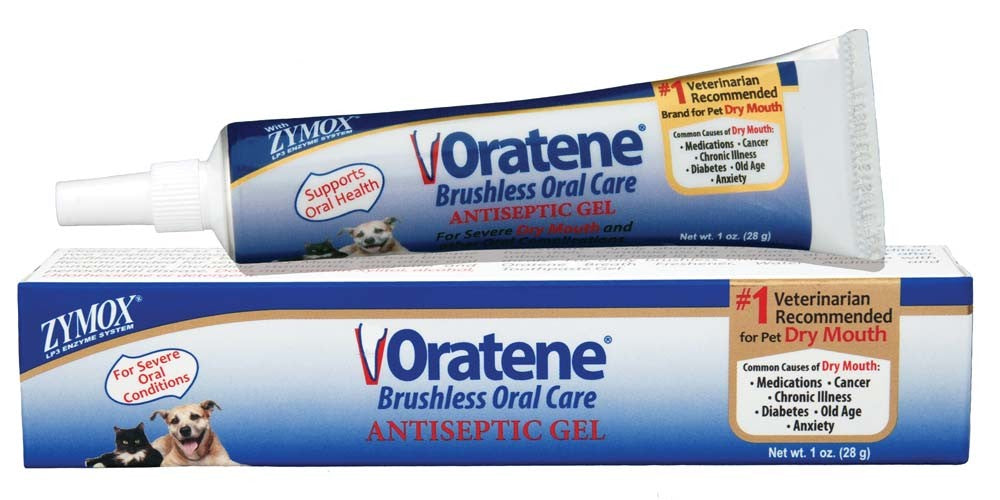 Zymox Oratene Antiseptic Oral Gel for Dogs 1 oz  (3pack)