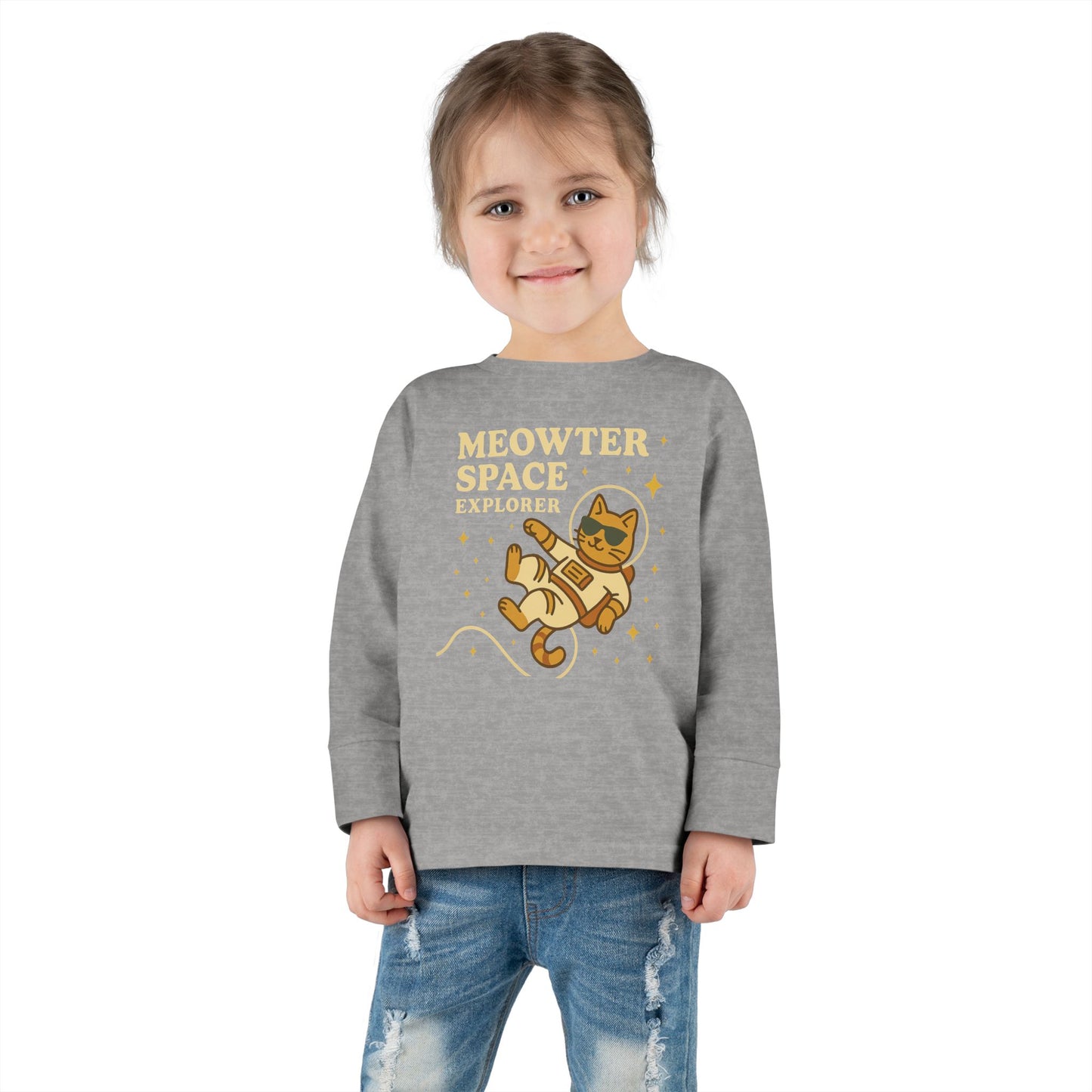 Cosmic Cat Toddler Long Sleeve