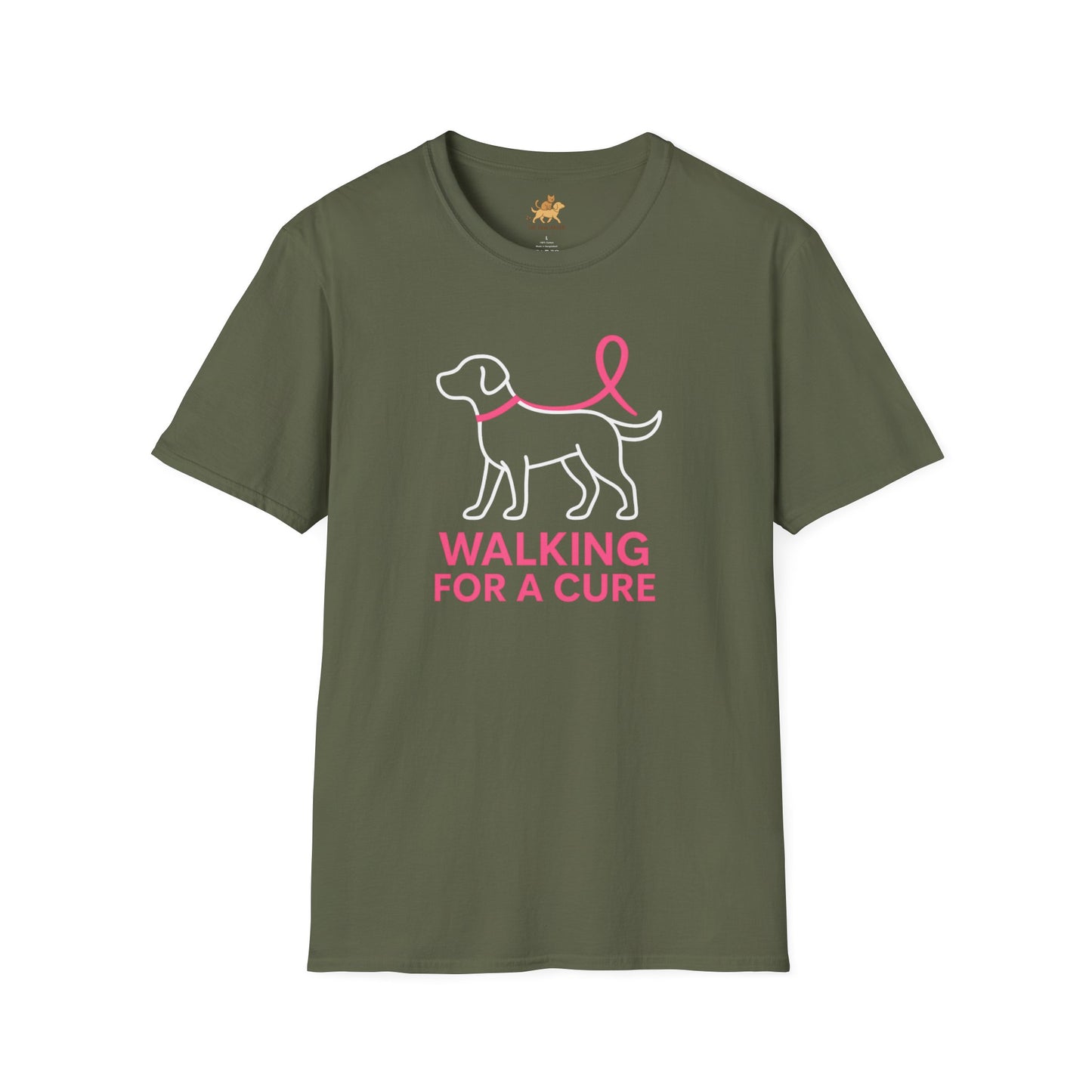 Breast Cancer Walk Dog T-Shirt