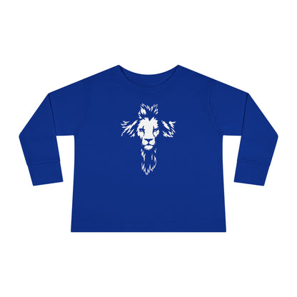 Lion Cross Toddler Long Sleeve Tee