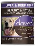 Daves Naturally Healthy; Liver and Beef 13.2Oz (Case Of 12)