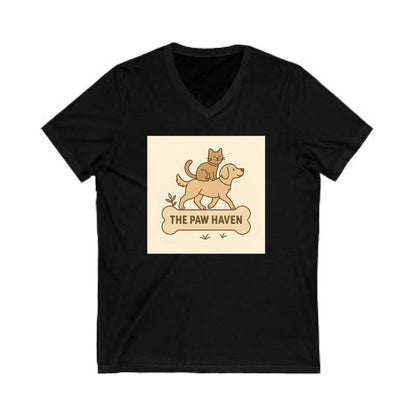 unisex-jersey-short-sleeve-v-neck-tee