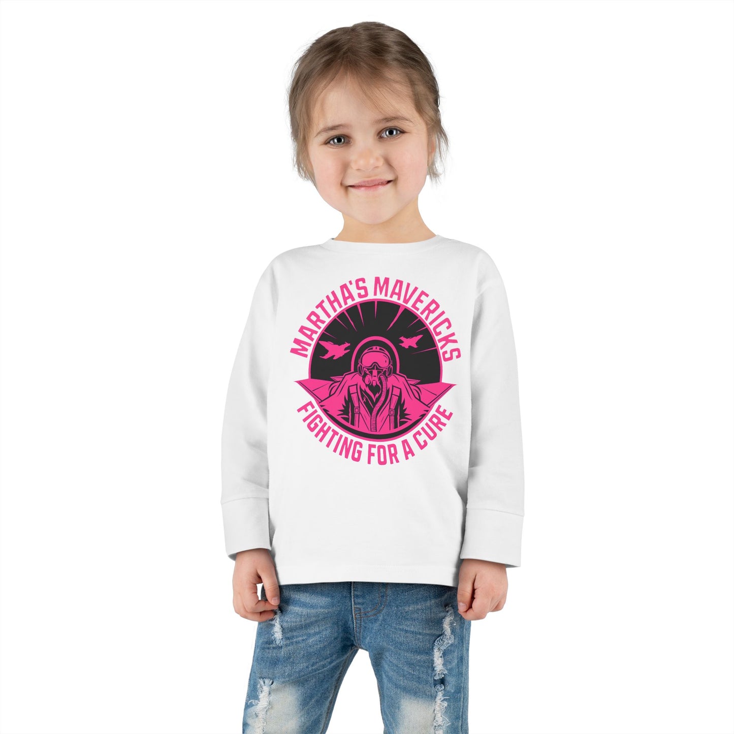 Toddler Long Sleeve Tee - Martha's Mavericks