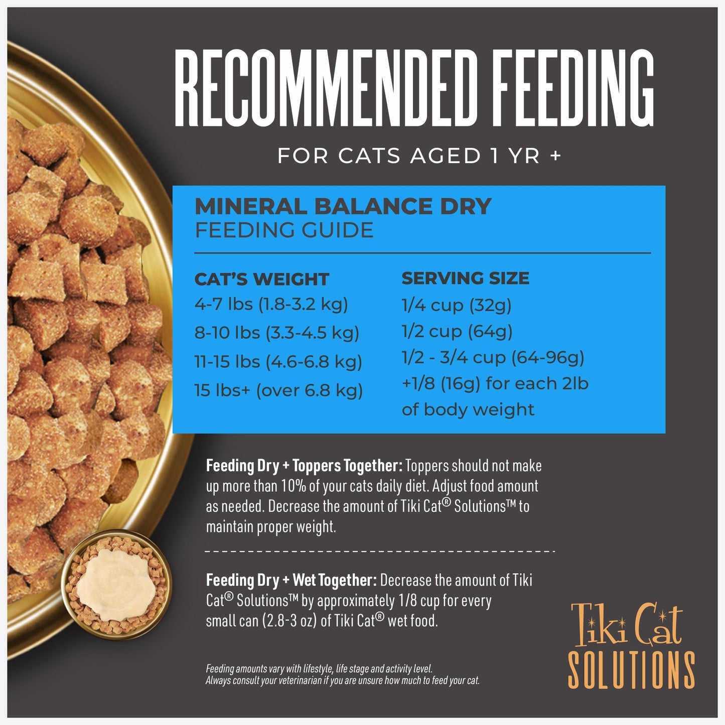 Tiki Pet Cat Solutions Mineral Balance Chicken 2.8Lb