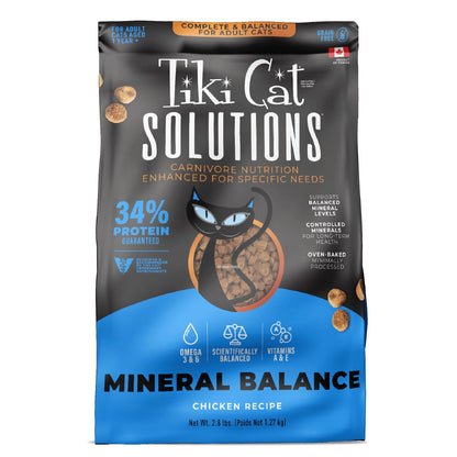 Tiki Pet Cat Solutions Mineral Balance Chicken 2.8Lb