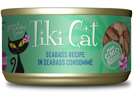 Tiki Cat Oahu Luau Seabass 2.8oz Default Title